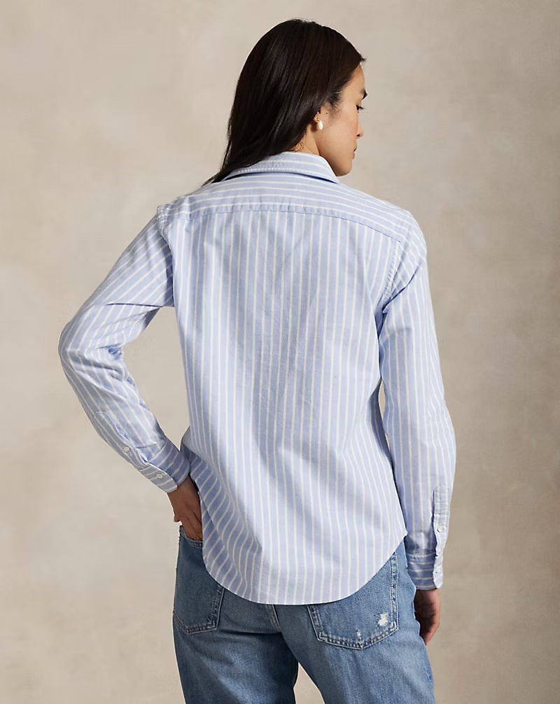 Slim Fit Striped Oxford Shirt