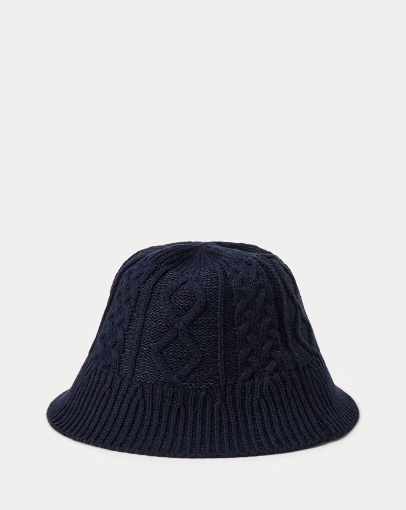 Cable-Knit Bucket Hat