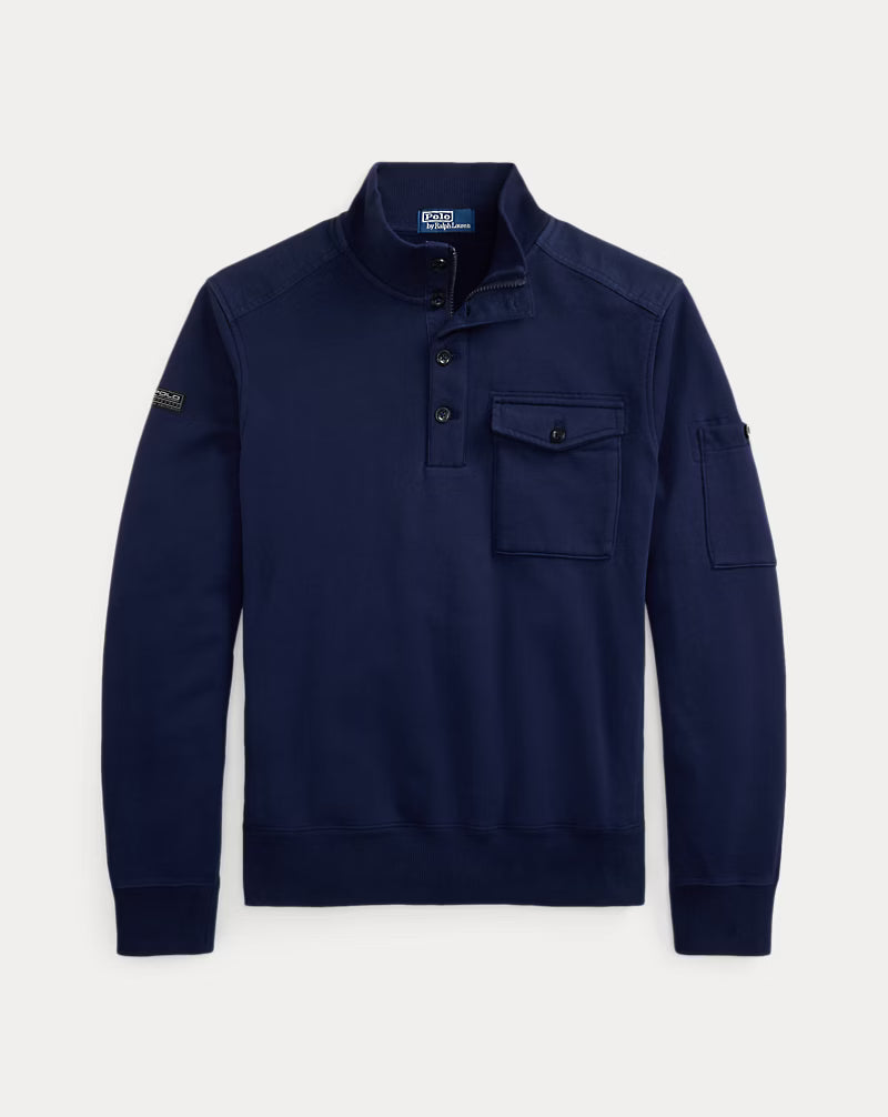 Loopback Fleece Utility Sweatshirt