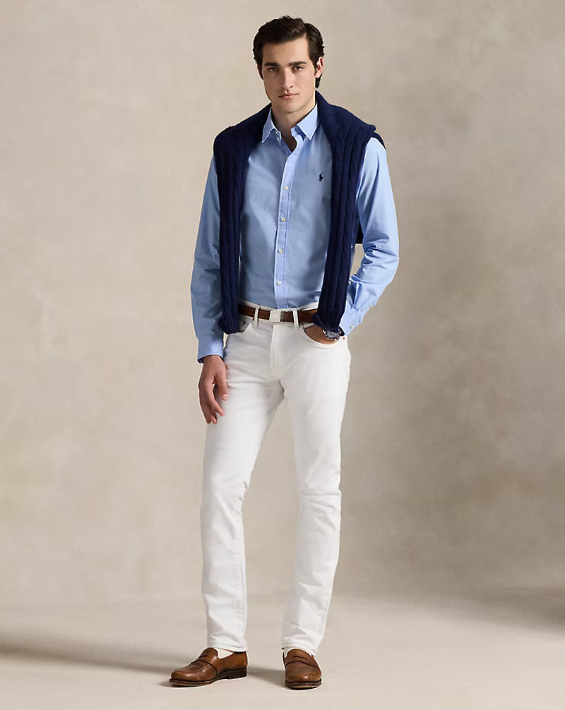 Slim Fit Stretch Poplin Shirt