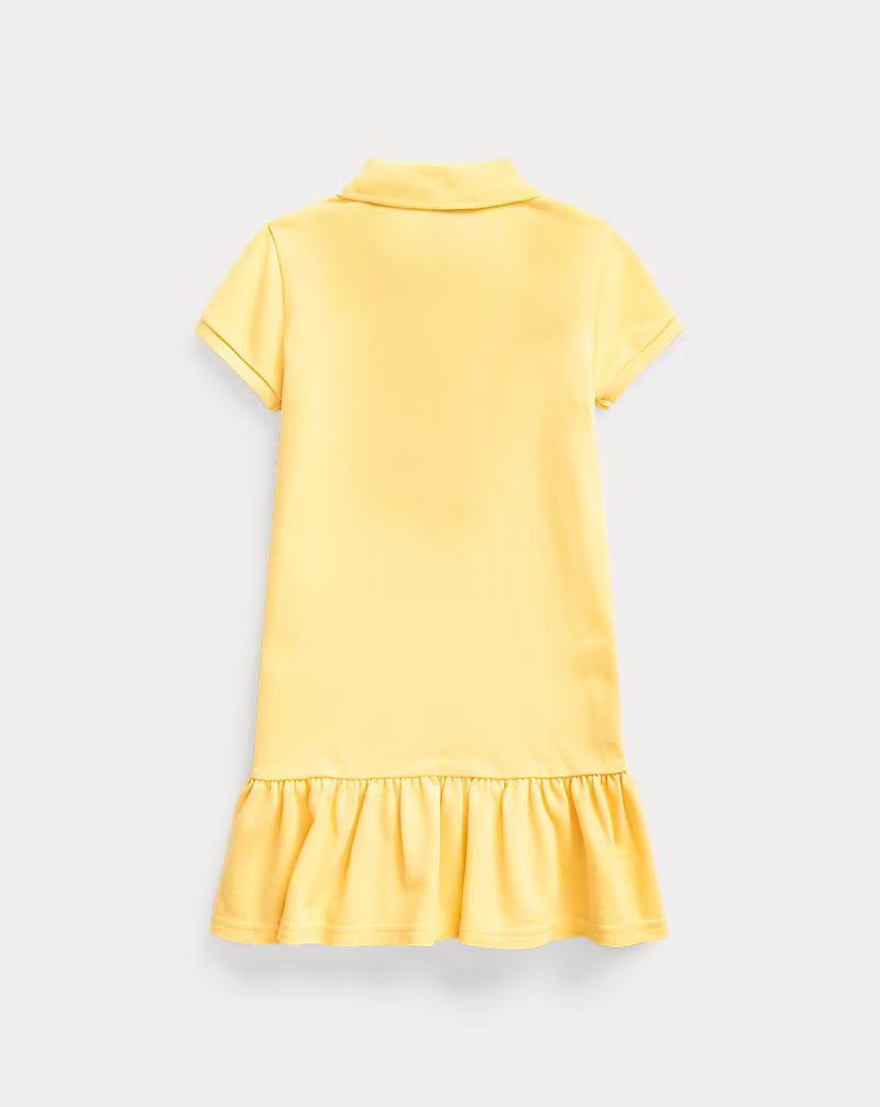 Cotton Mesh Polo Dress