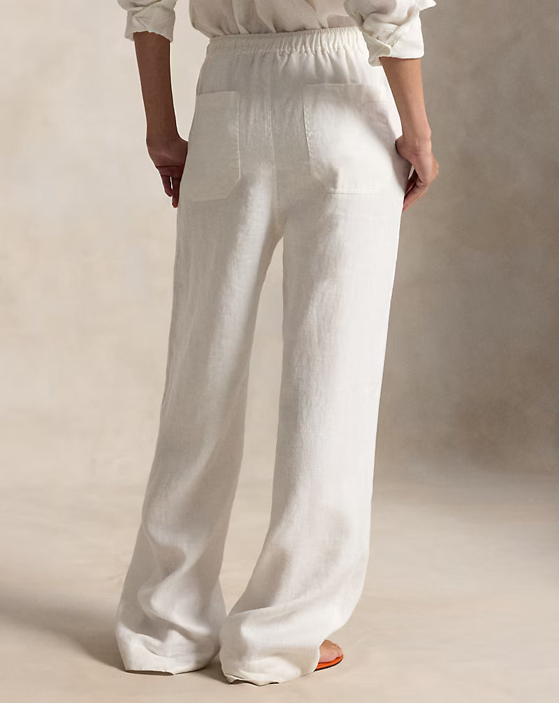 Linen Drawstring Pant