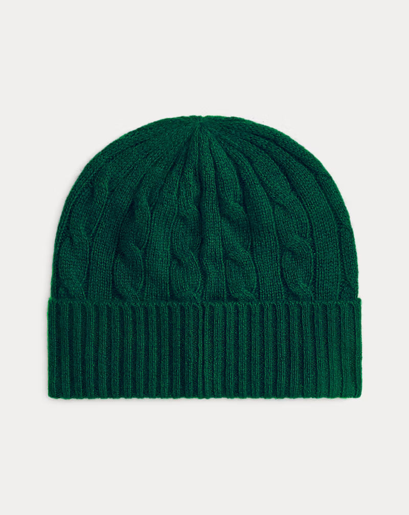 Cable-Knit Wool-Cashmere Beanie