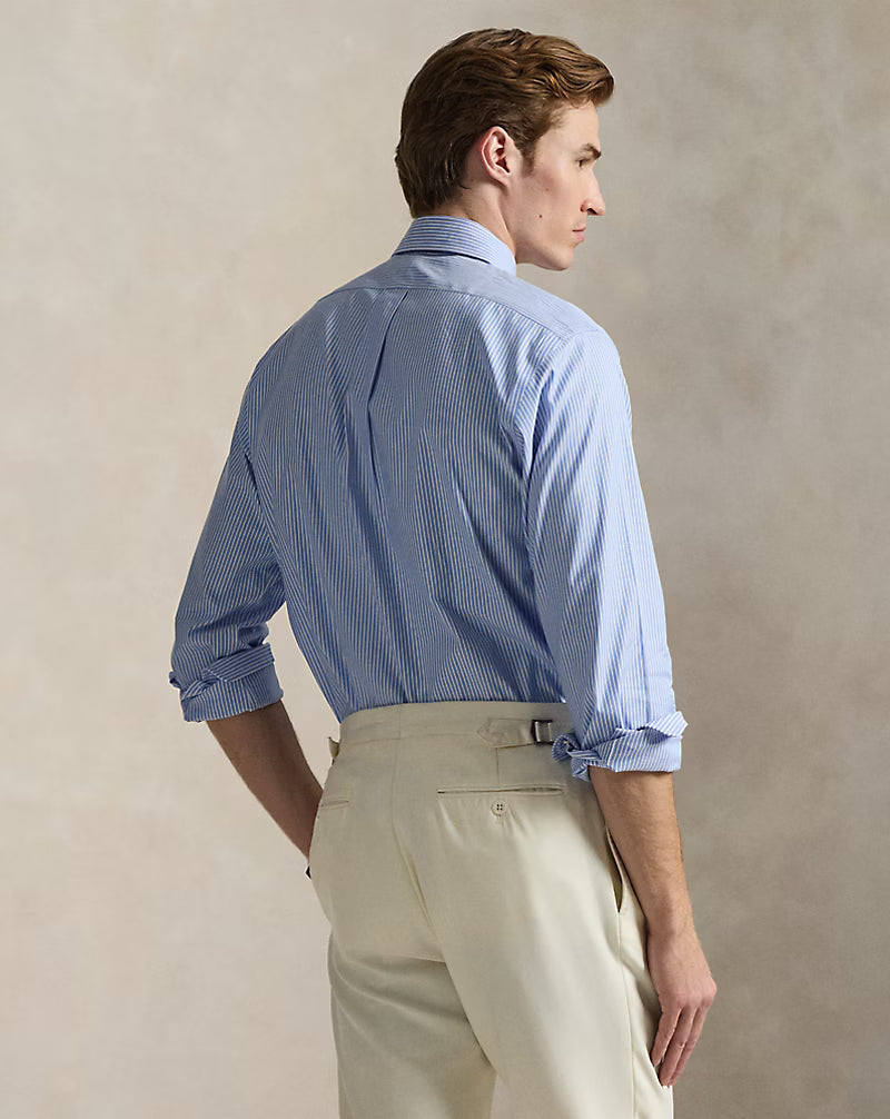 Custom Fit Striped Pinpoint Oxford Shirt