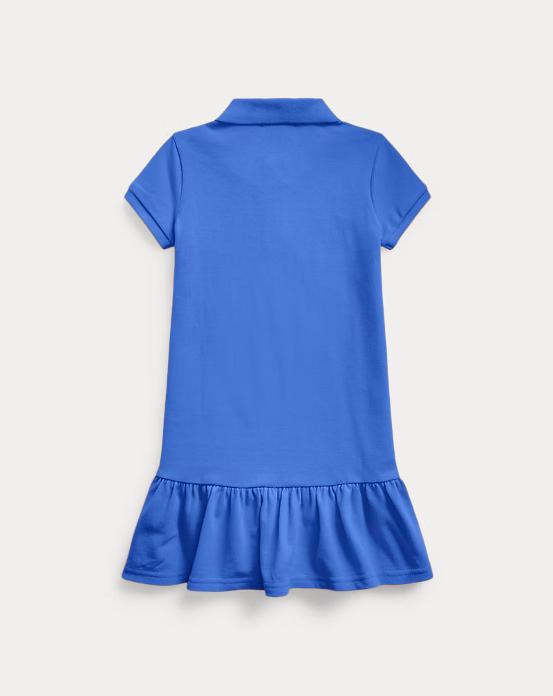 Cotton Mesh Polo Dress
