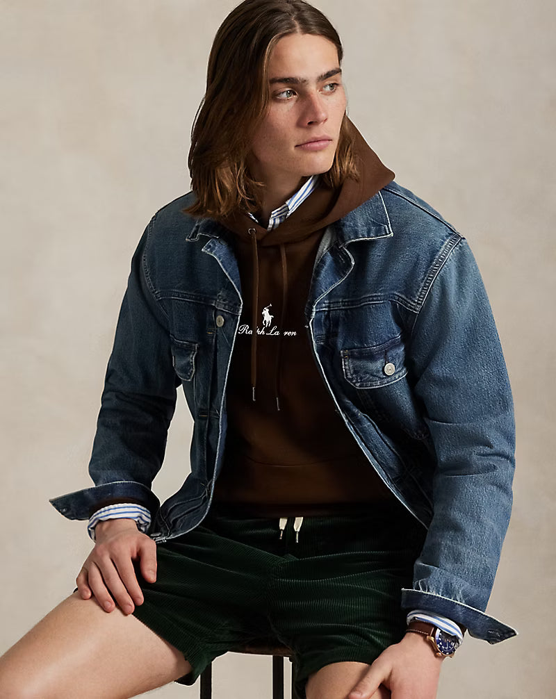 Logo Double-Knit Hoodie