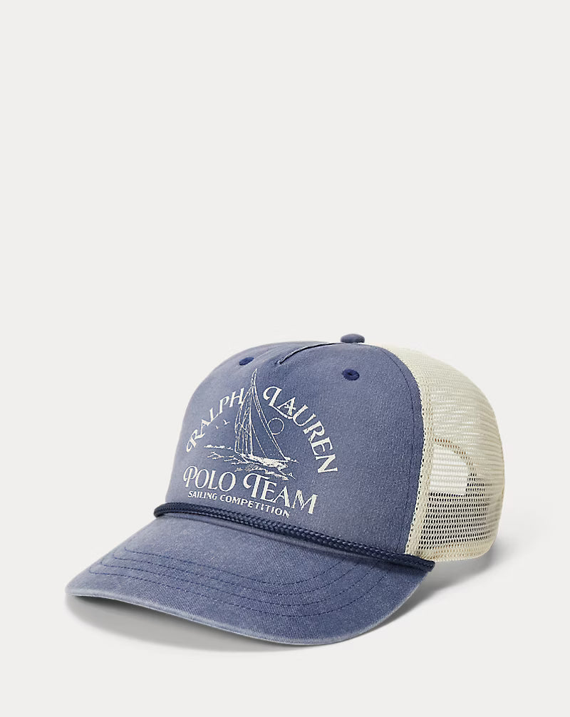 Twill Graphic Trucker Cap