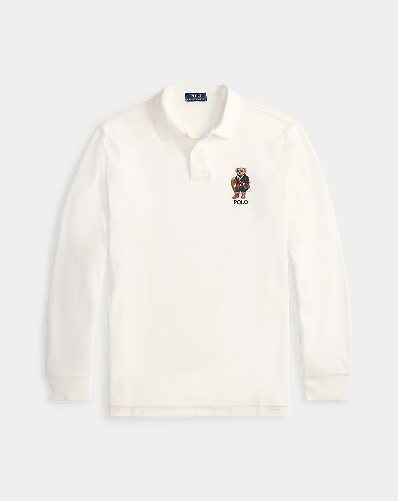 Classic Fit Polo Bear Mesh Polo Shirt