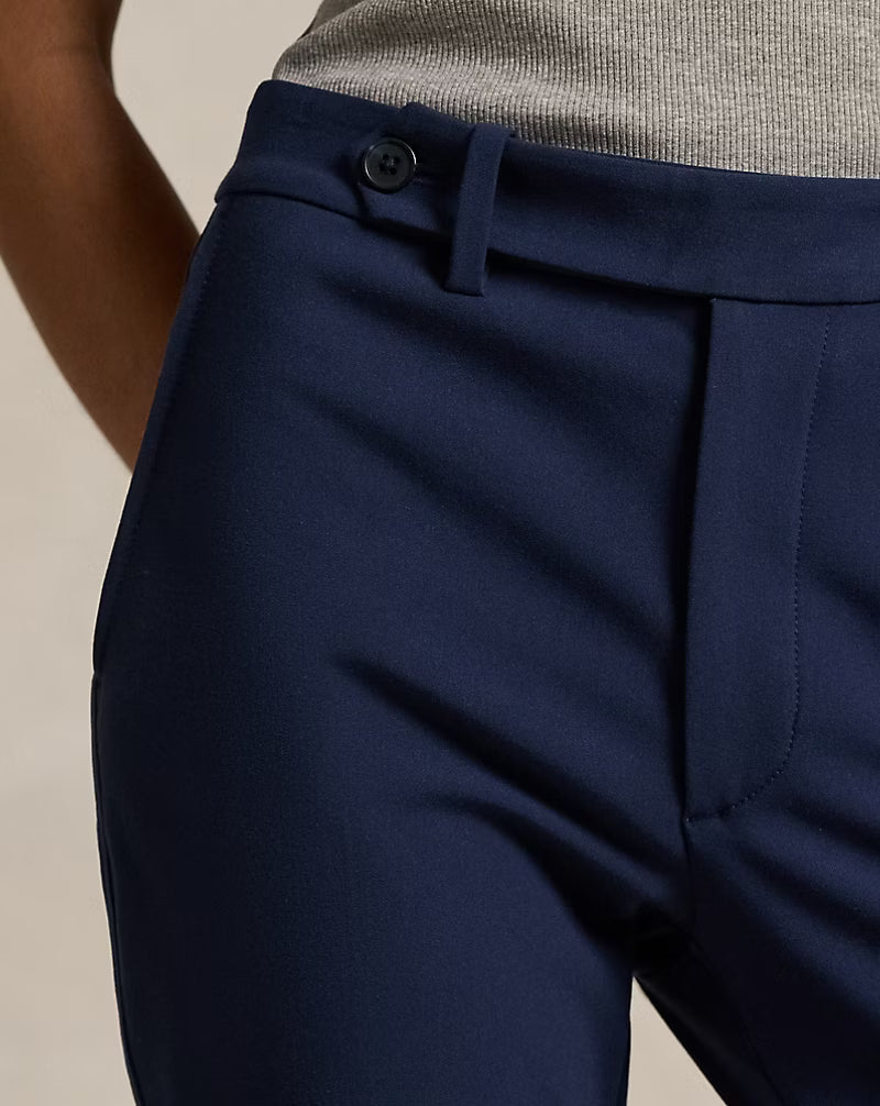 Stretch-Cotton Blend Slim Pant