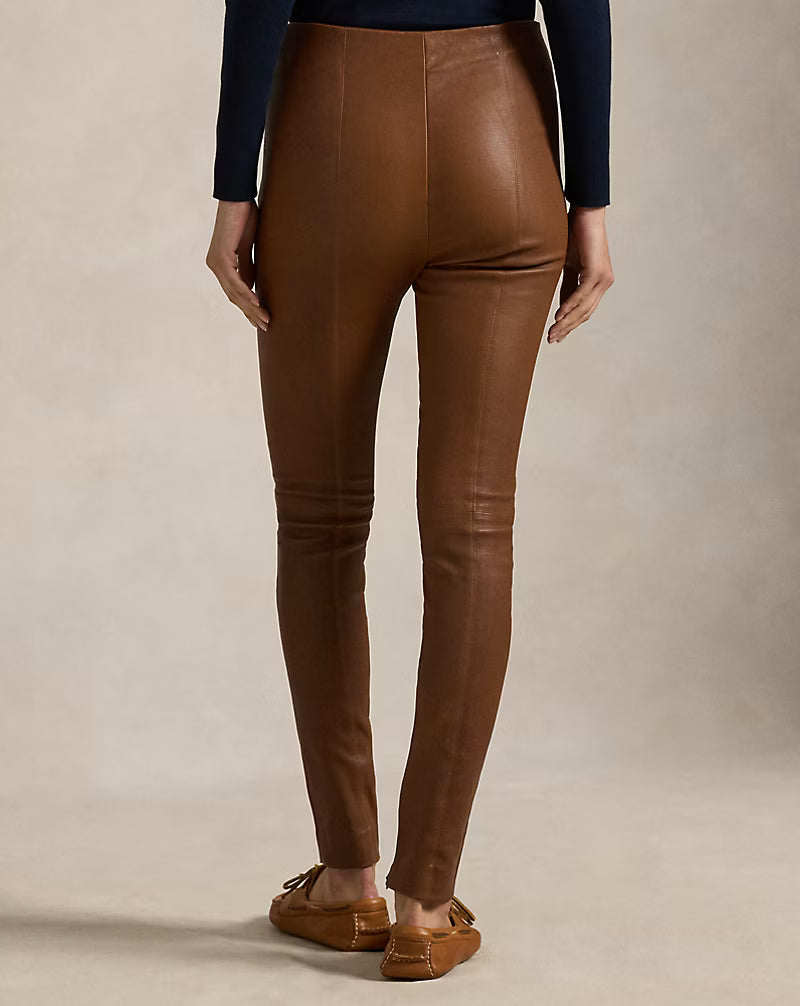 The Lambskin Side-Zip Pant
