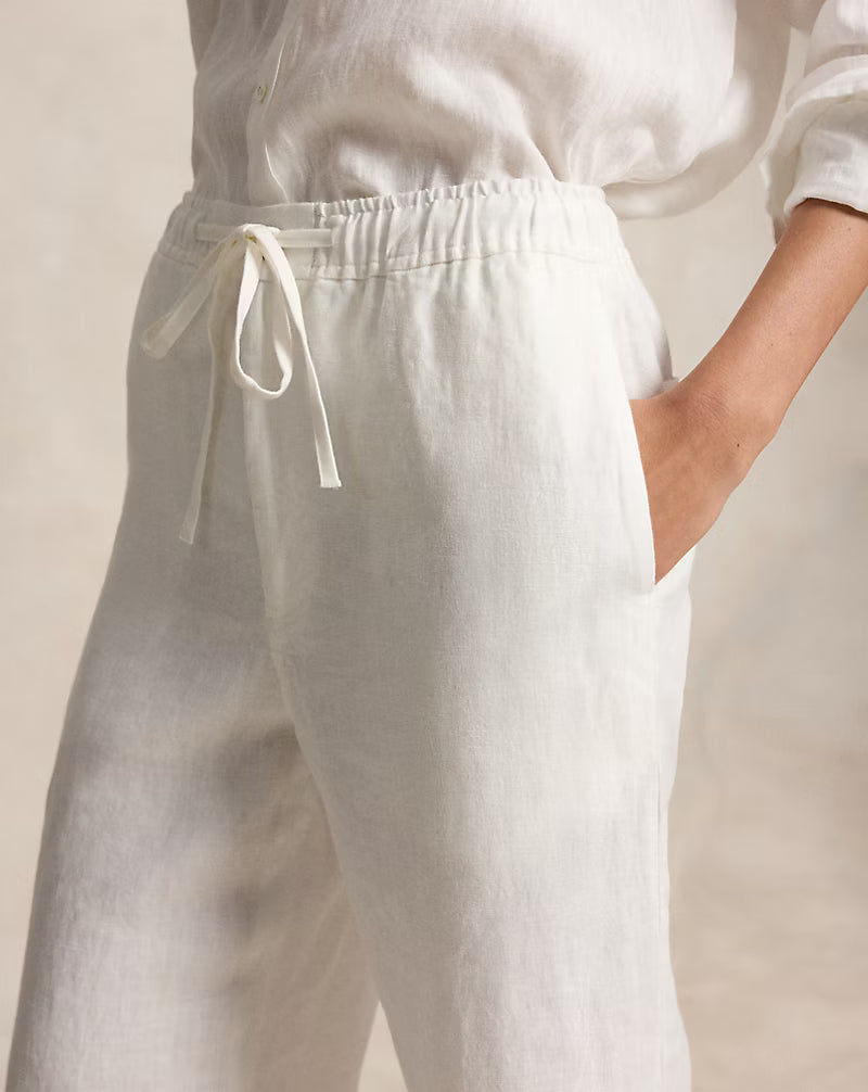 Linen Drawstring Pant