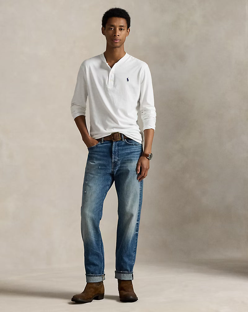Slub Jersey Henley Shirt