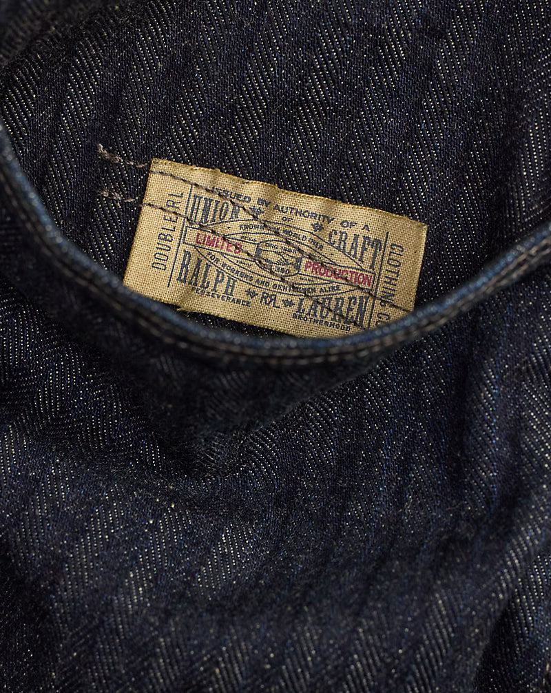 Limited-Edition Indigo Herringbone Shirt