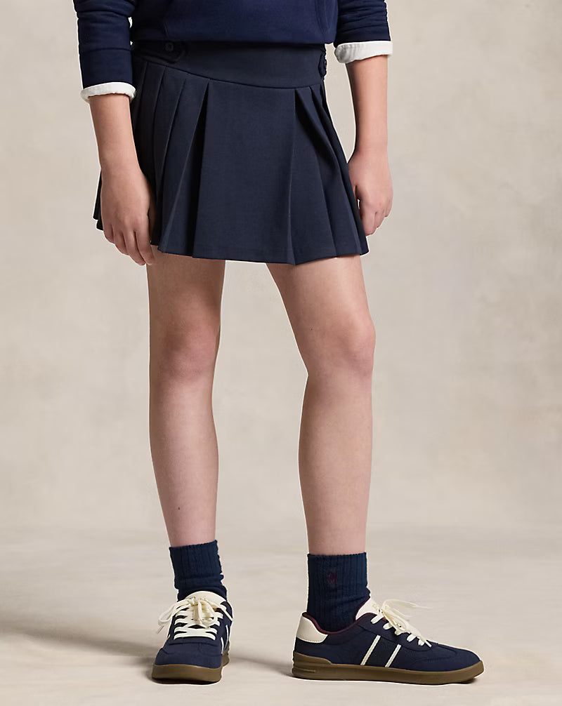Pleated Ponte Skort