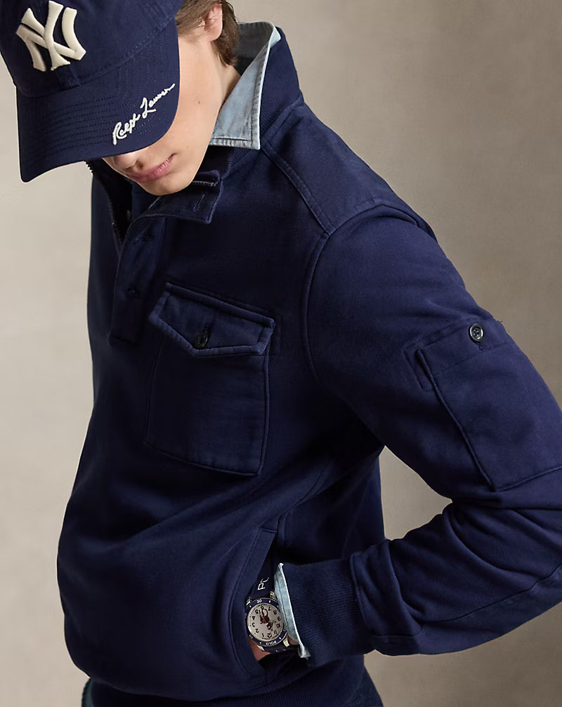 Loopback Fleece Utility Sweatshirt