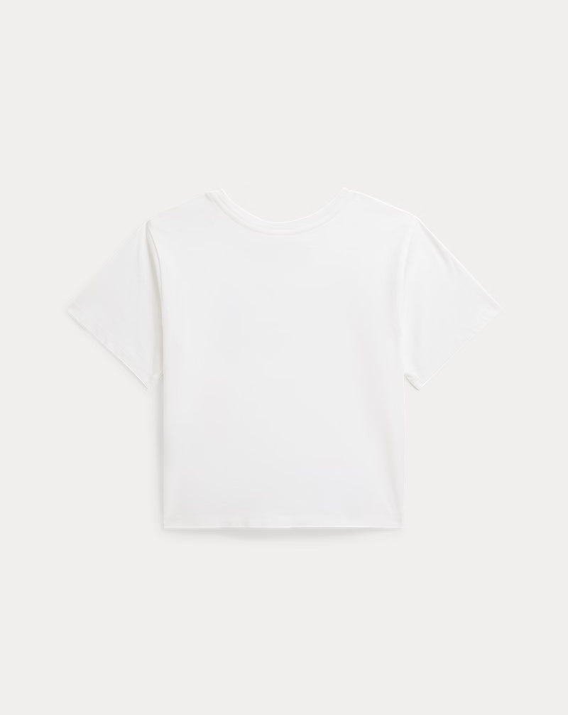 Logo Cotton Jersey Boxy Tee