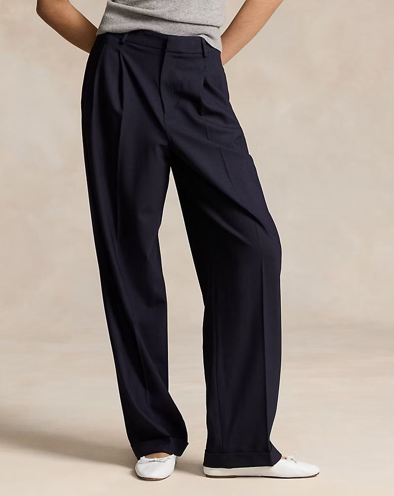 Wool-Blend Bacall Pant