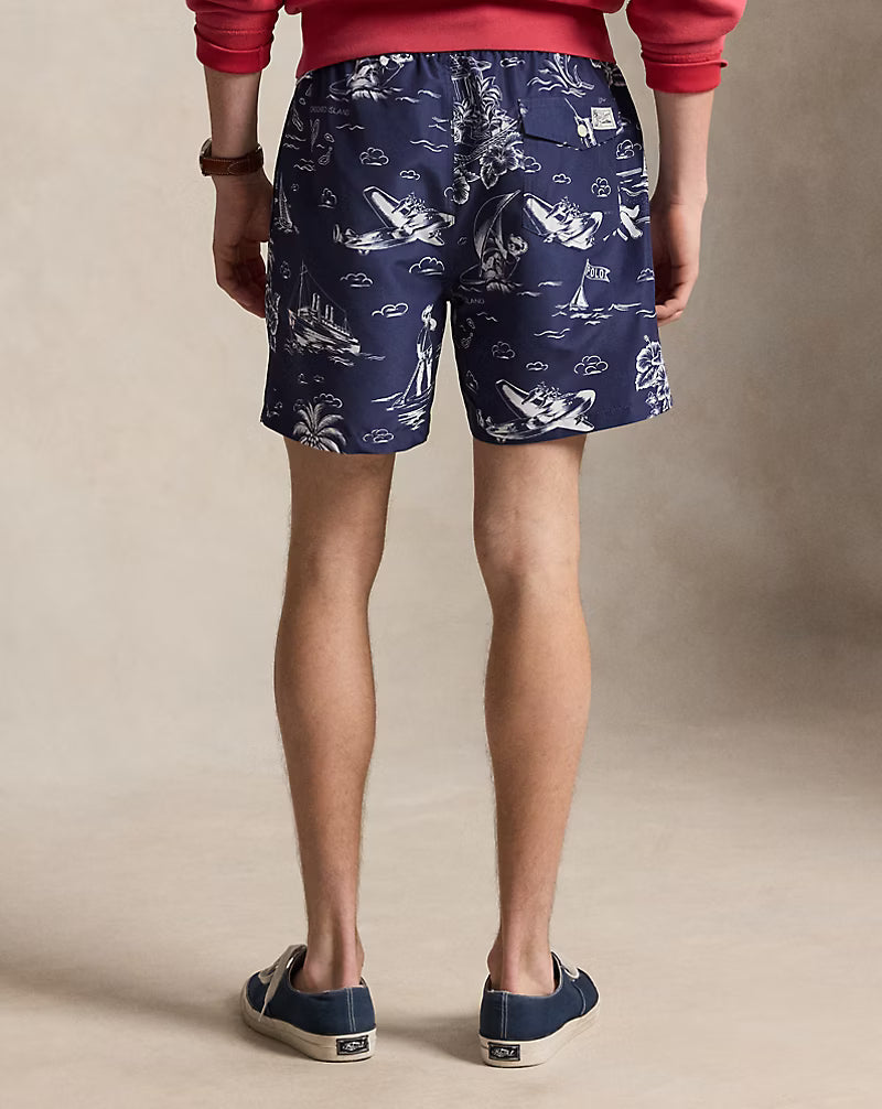 5.75-Inch Traveler Polo Bear Swim Trunk