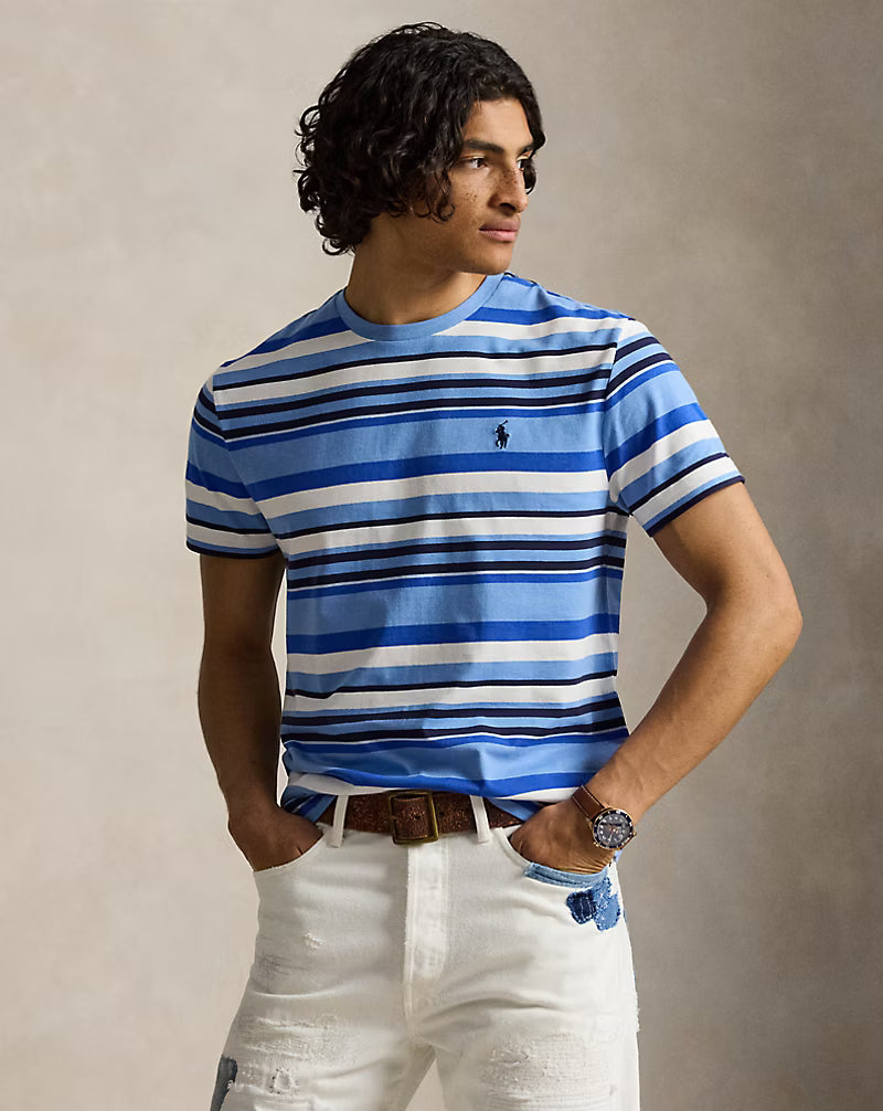 Classic Fit Striped Jersey T-Shirt