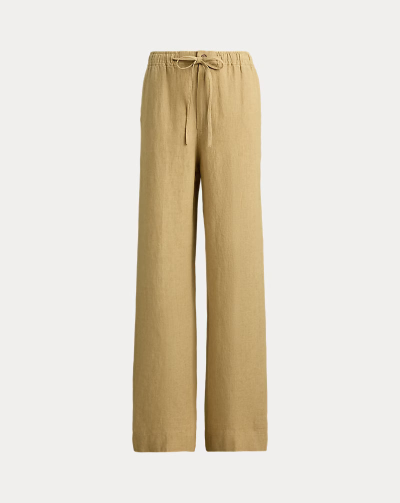 Linen Drawstring Pant