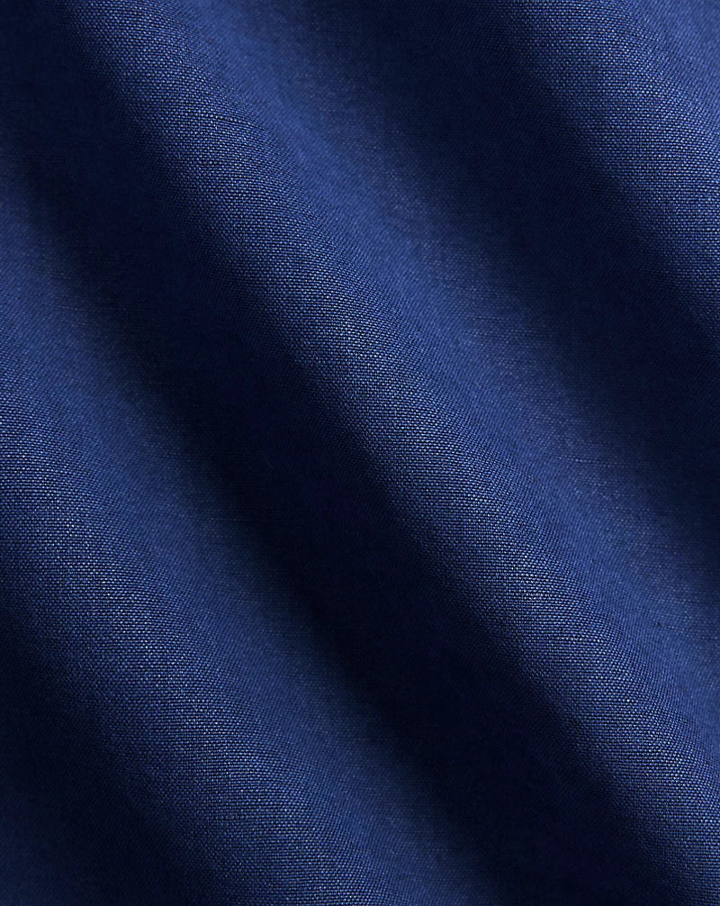 Classic Fit Linen-Silk-Cotton Workshirt