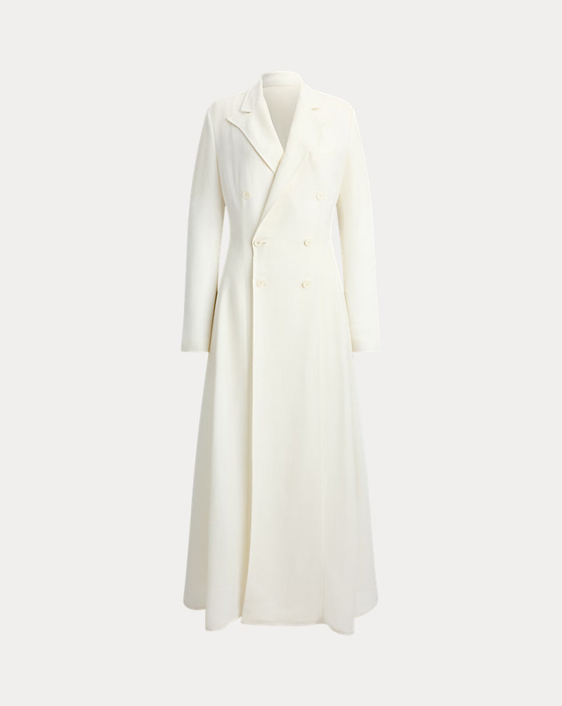 Reema Silk-Blend Giro Inglese Day Dress