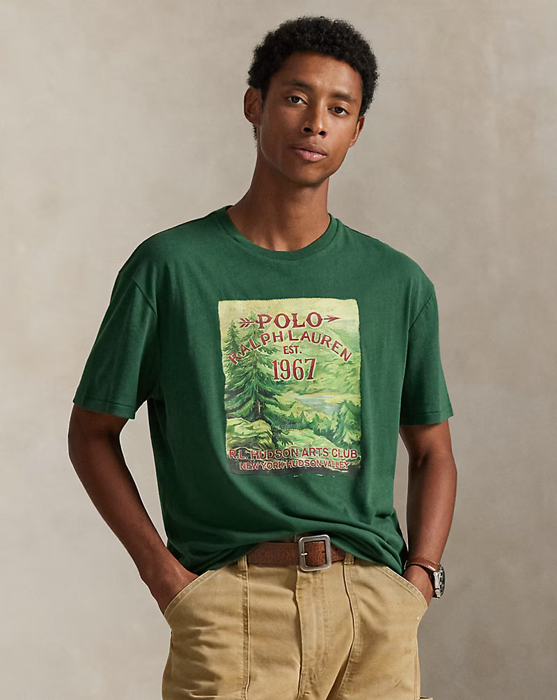 Classic Fit Jersey Graphic T-Shirt