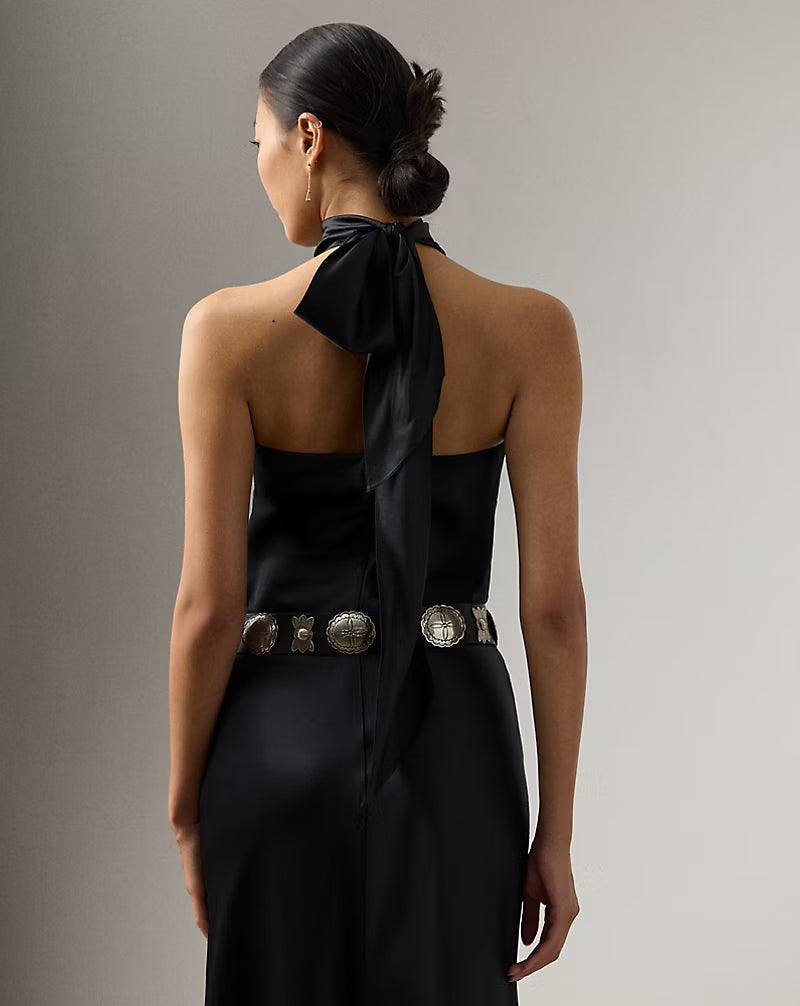 Chilton Stretch Silk Charmeuse Top
