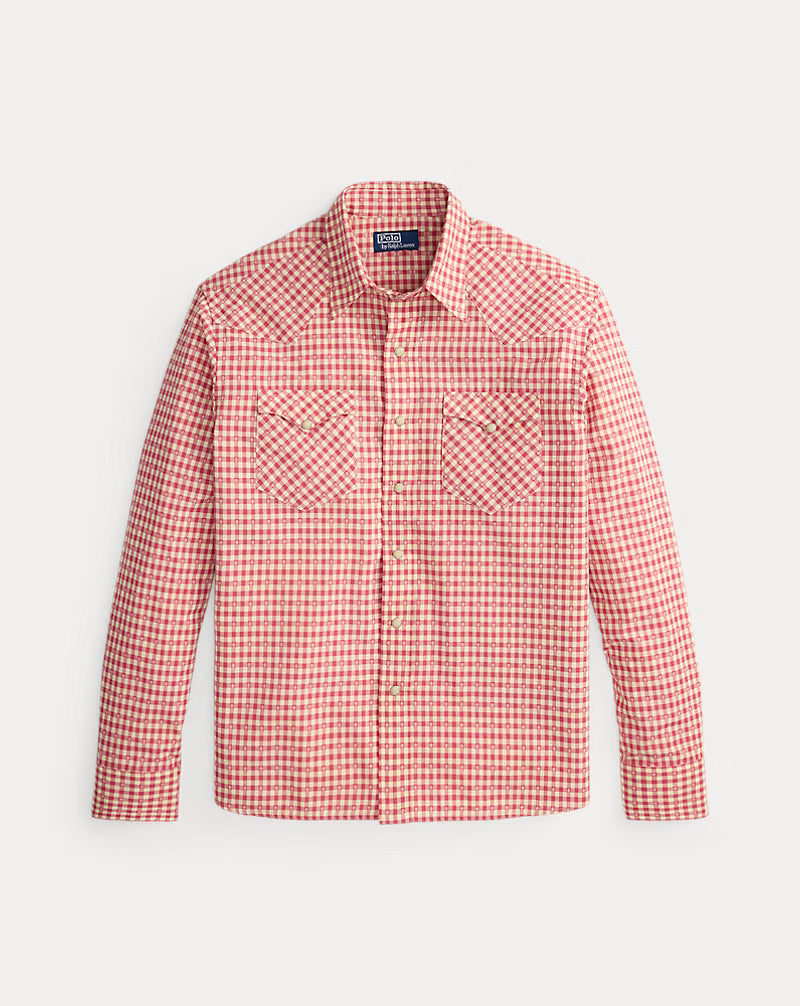 Classic Fit Checked Western Shirt