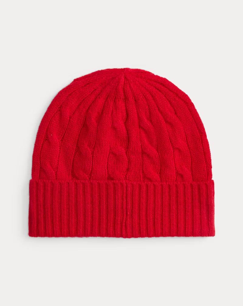 Cable-Knit Wool-Cashmere Beanie