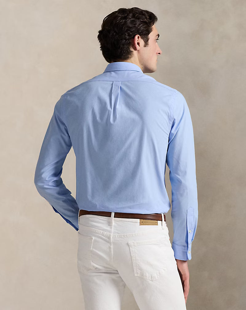 Slim Fit Stretch Poplin Shirt