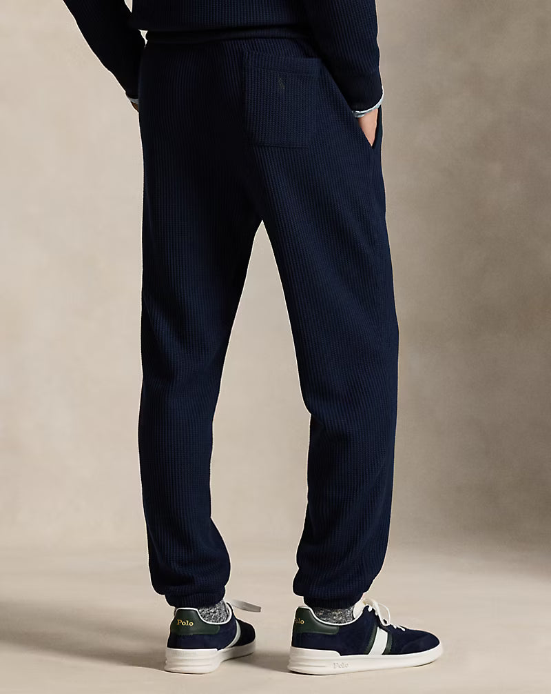 Waffle-Knit Fleece Sweatpant