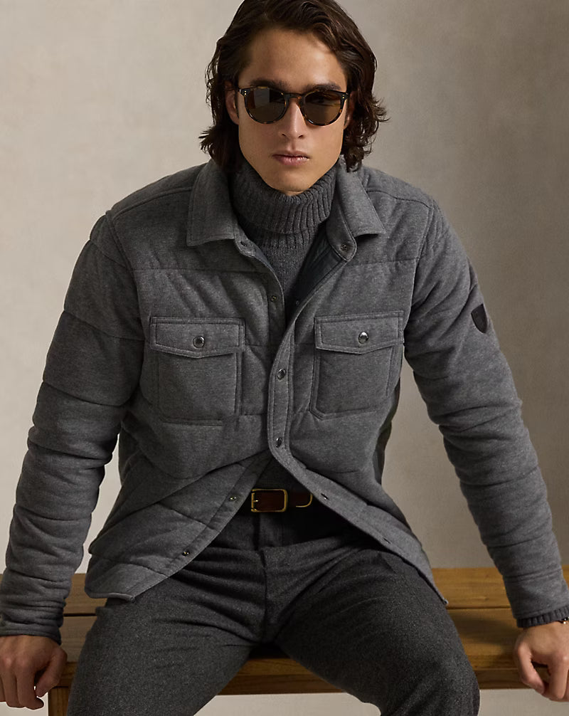 Quilted Jersey Overshirt