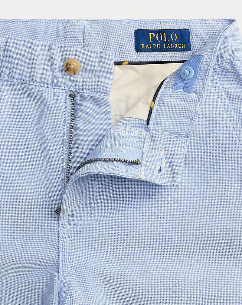 Belted Cotton Oxford Short