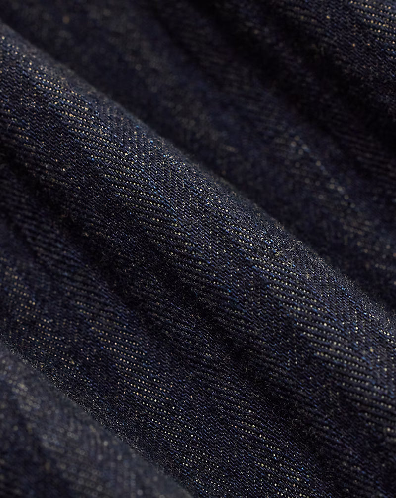 Limited-Edition Indigo Herringbone Shirt