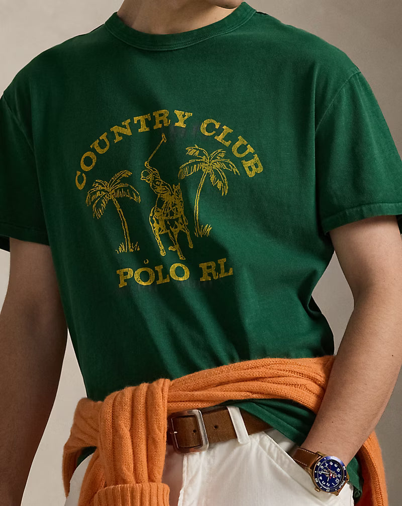 Classic Fit Jersey Graphic T-Shirt