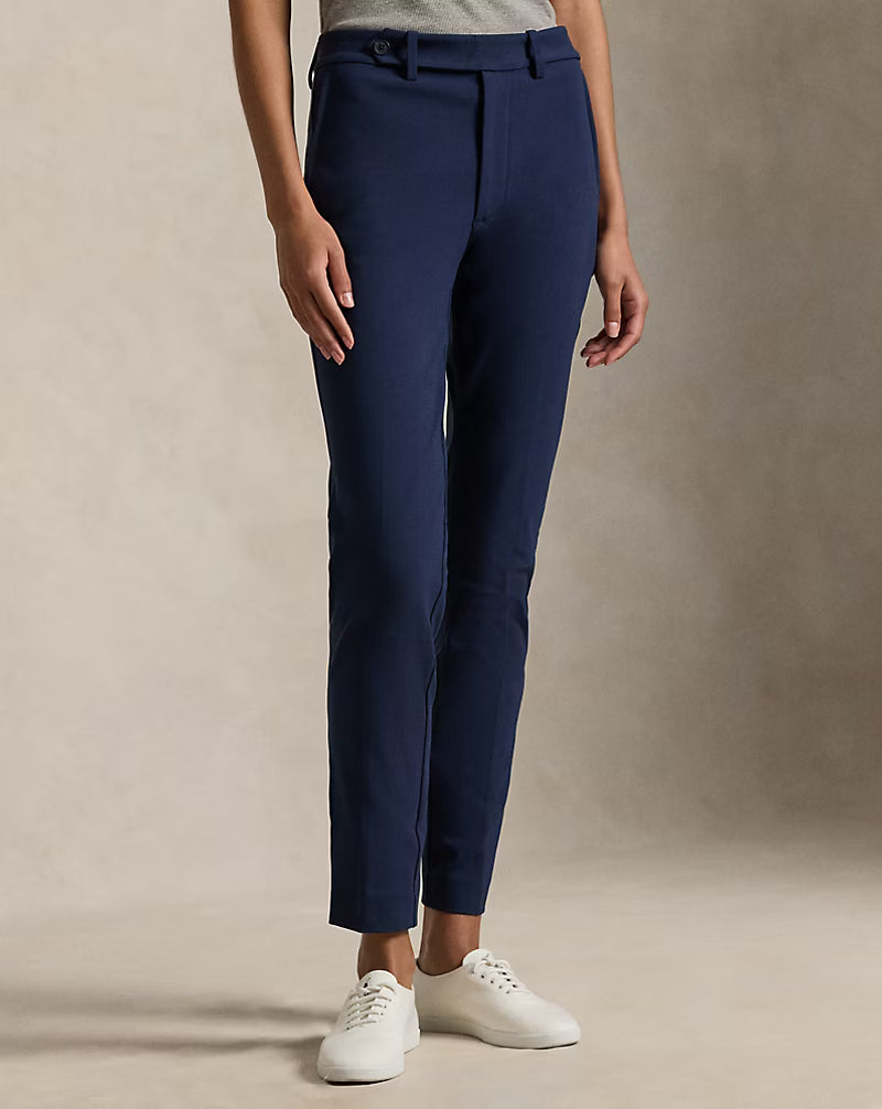 Stretch-Cotton Blend Slim Pant