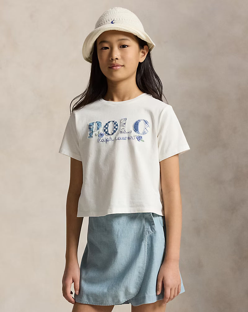 Logo Cotton Jersey Boxy Tee