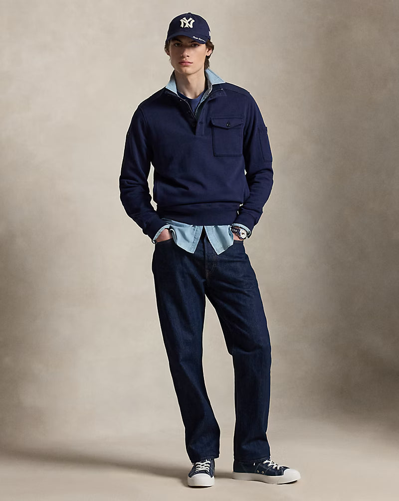 Loopback Fleece Utility Sweatshirt