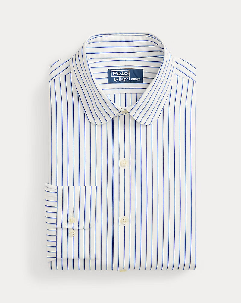 Custom Fit Striped Poplin Shirt