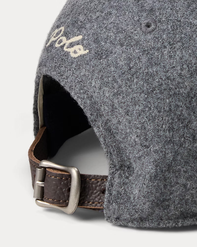 The Ralph Logo Wool-Blend Ball Cap