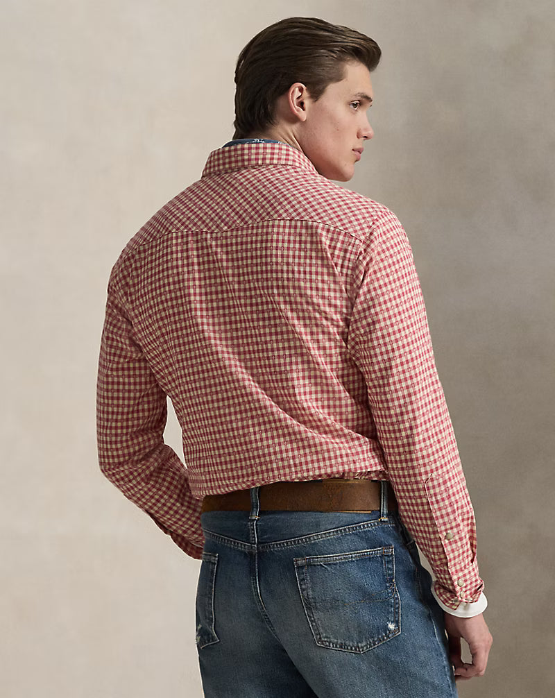 Classic Fit Checked Western Shirt