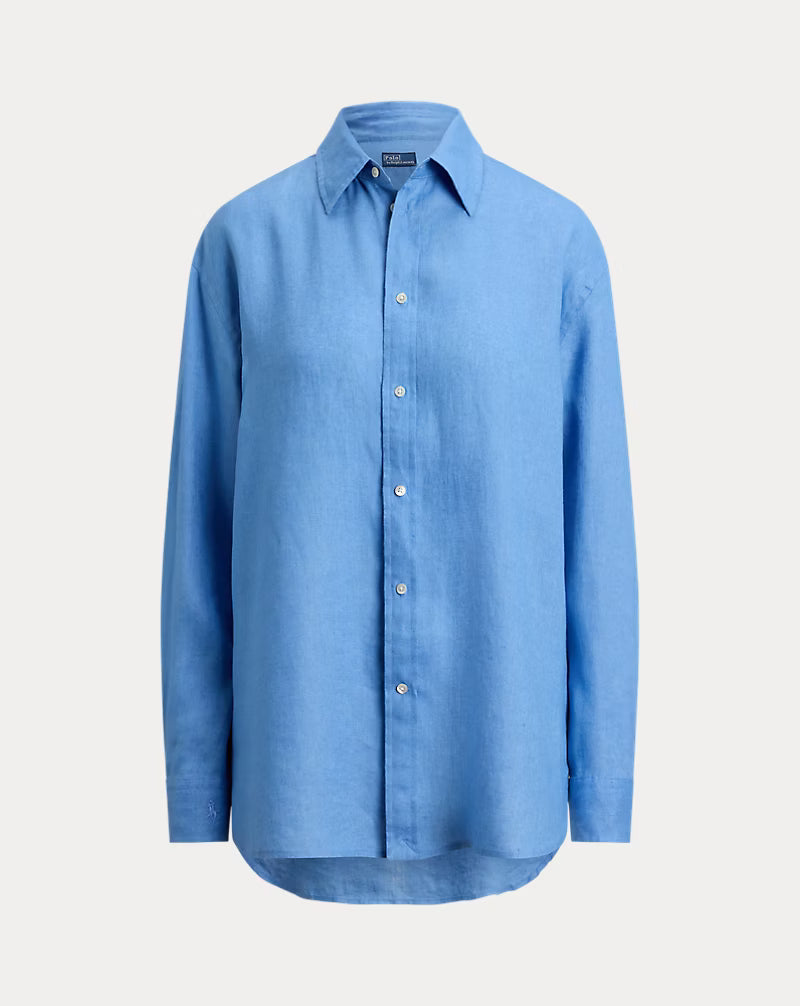 Oversize Fit Linen Shirt