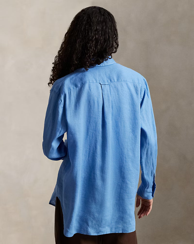 Oversize Fit Linen Shirt