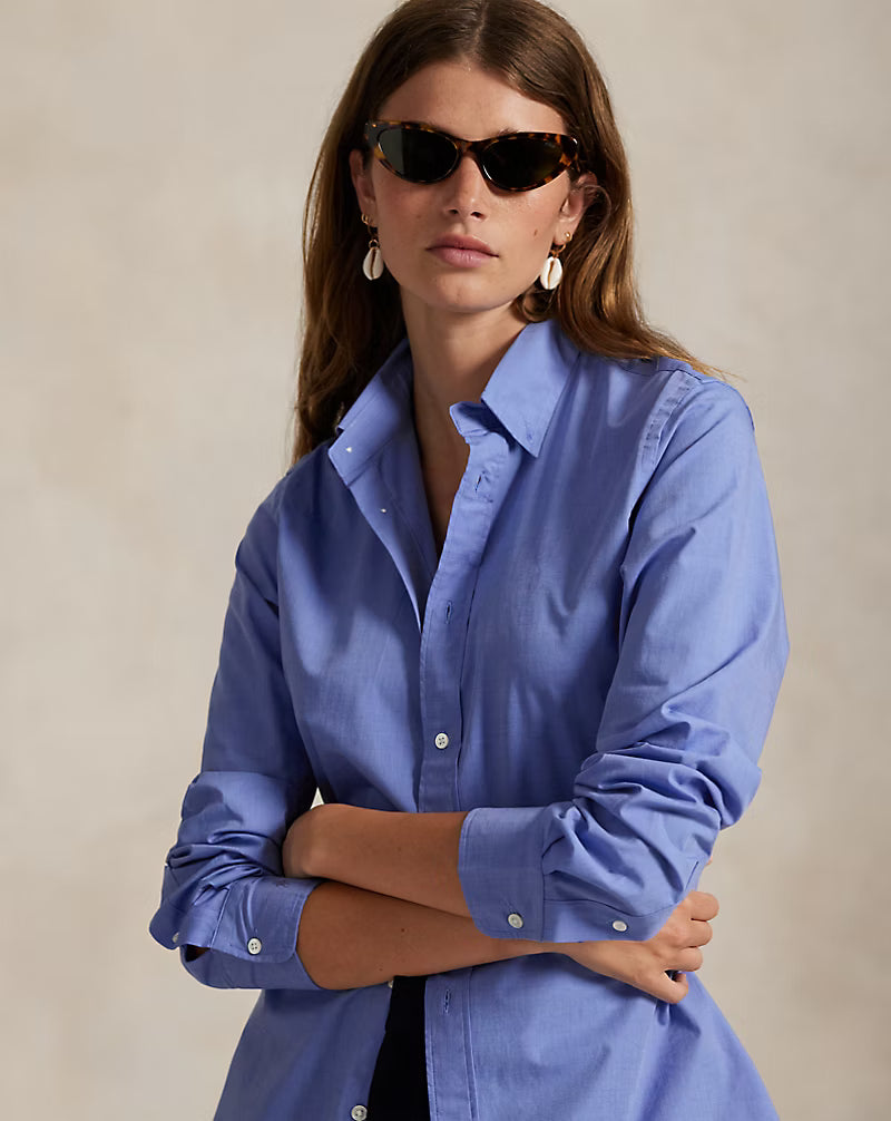 End-On-End Stretch Slim Fit Cotton Shirt