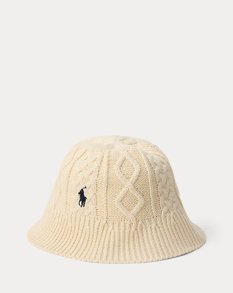 Cable-Knit Bucket Hat