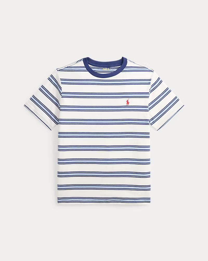 Striped Cotton Jersey Tee