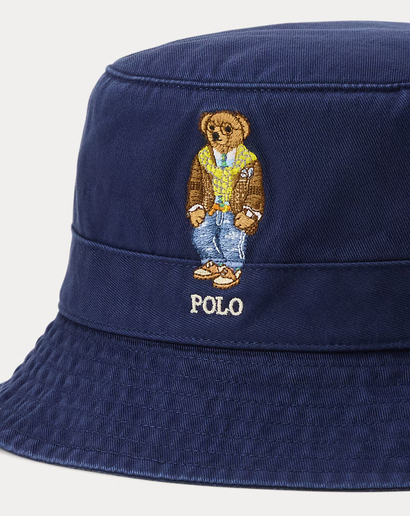 Polo Bear Twill Bucket Hat
