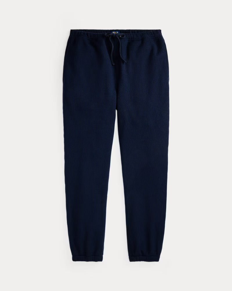 Waffle-Knit Fleece Sweatpant