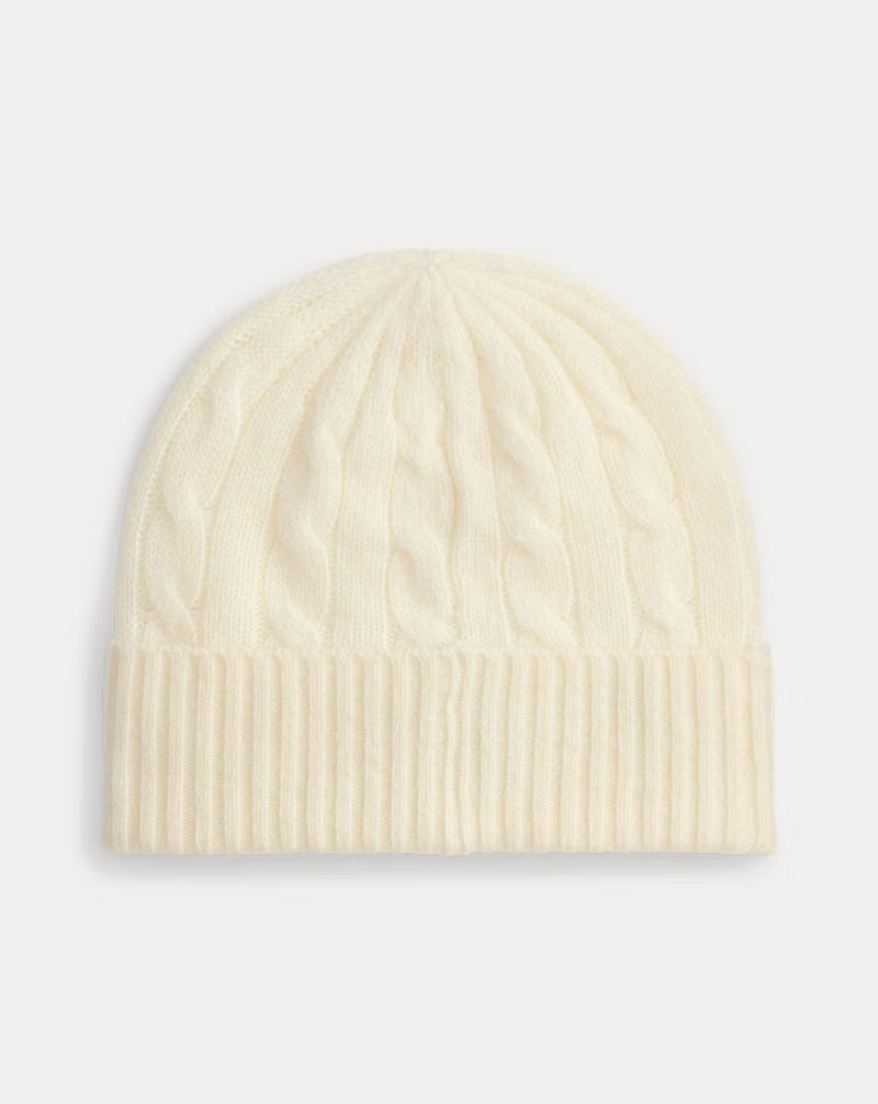 Cable-Knit Wool-Cashmere Beanie